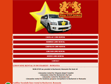 Tablet Screenshot of limousine-romania.com